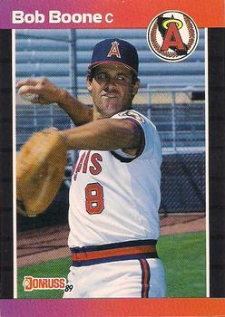#170 Bob Boone - California Angels - 1989 Donruss Baseball