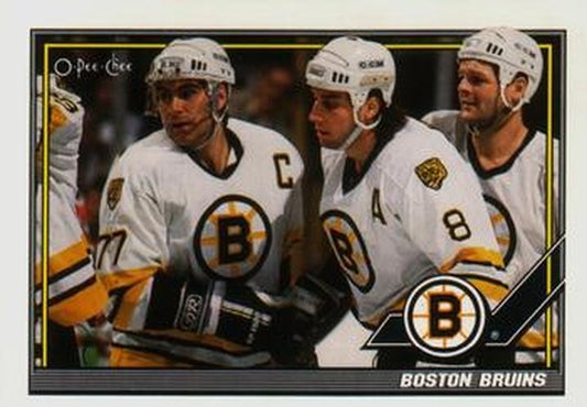 #170 Boston Bruins - Boston Bruins - 1991-92 O-Pee-Chee Hockey