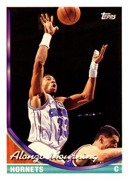 #170 Alonzo Mourning - Charlotte Hornets - 1993-94 Topps Basketball