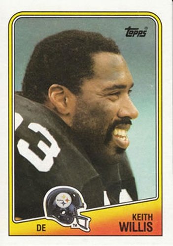 #170 Keith Willis - Pittsburgh Steelers - 1988 Topps Football