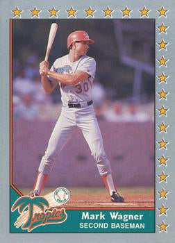 #170 Mark Wagner - West Palm Beach Tropics - 1990 Pacific Senior League Baseball