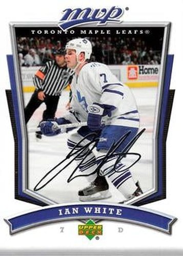 #170 Ian White - Toronto Maple Leafs - 2007-08 Upper Deck MVP Hockey