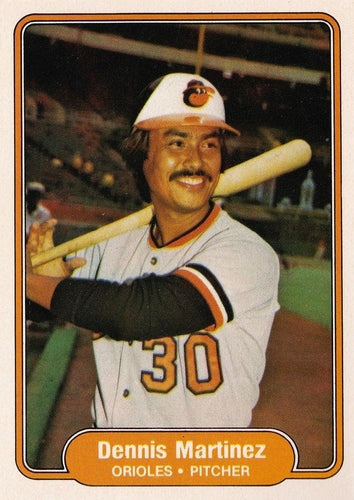 #170 Dennis Martinez - Baltimore Orioles - 1982 Fleer Baseball