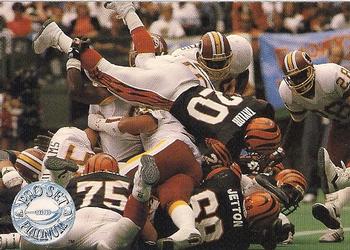 #170 Craig Taylor - Cincinnati Bengals - 1991 Pro Set Platinum Football