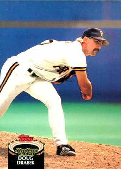 #170 Doug Drabek - Pittsburgh Pirates - 1992 Stadium Club Baseball