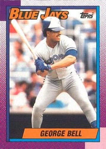 #170 George Bell - Toronto Blue Jays - 1990 O-Pee-Chee Baseball