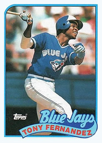 #170 Tony Fernandez - Toronto Blue Jays - 1989 Topps Baseball