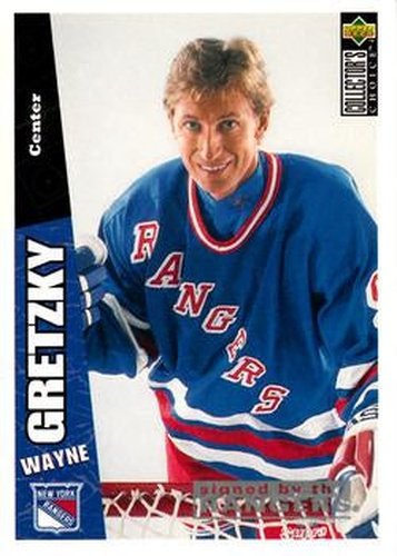 #170 Wayne Gretzky - New York Rangers - 1996-97 Collector's Choice Hockey