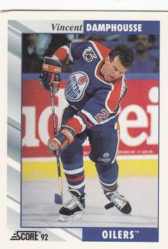 #170 Vincent Damphousse - Edmonton Oilers - 1992-93 Score USA Hockey