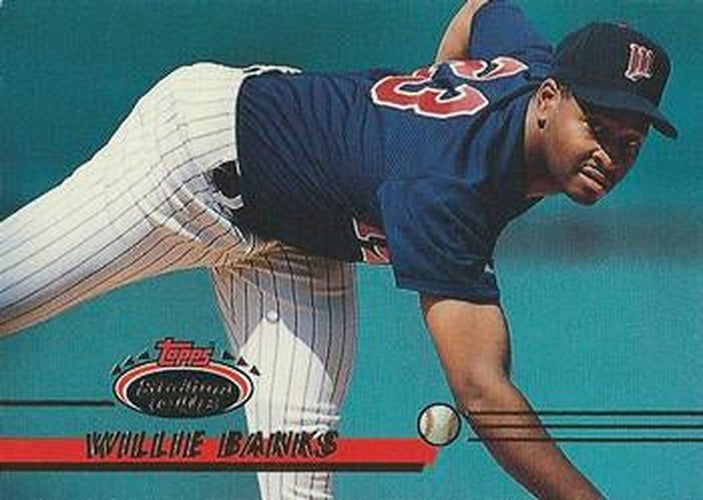 #170 Willie Banks - Minnesota Twins - 1993 Stadium Club Baseball