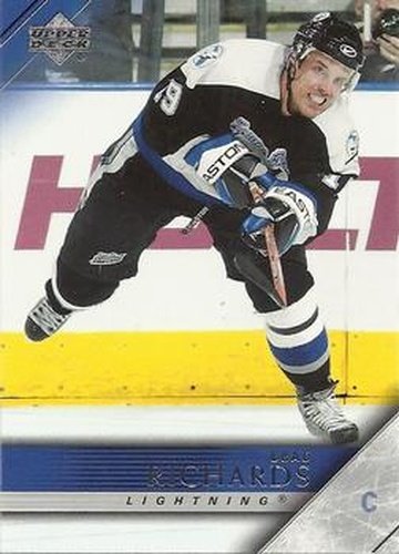 #170 Brad Richards - Tampa Bay Lightning - 2005-06 Upper Deck Hockey