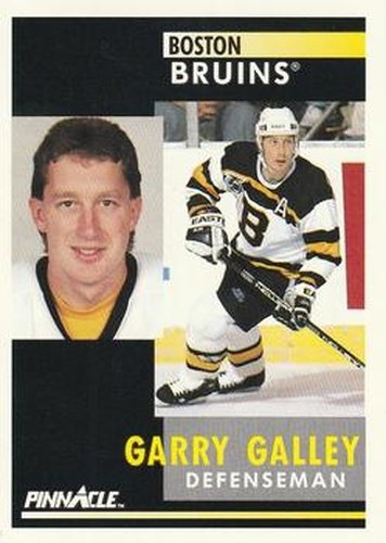 #171 Garry Galley - Boston Bruins - 1991-92 Pinnacle Hockey
