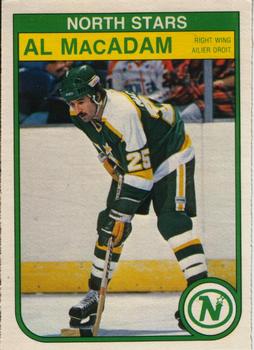 #171 Al MacAdam - Minnesota North Stars - 1982-83 O-Pee-Chee Hockey