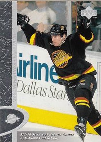 #171 Martin Gelinas - Vancouver Canucks - 1996-97 Upper Deck Hockey