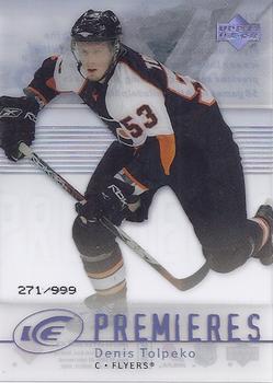 #171 Denis Tolpeko - Philadelphia Flyers - 2007-08 Upper Deck Ice Hockey