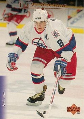 #171 Teemu Selanne - Winnipeg Jets - 1995-96 Upper Deck Hockey