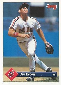 #171 Jim Thome - Cleveland Indians - 1993 Donruss Baseball