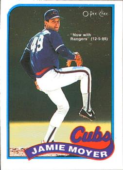 #171 Jamie Moyer - Texas Rangers - 1989 O-Pee-Chee Baseball