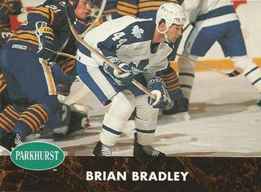#171 Brian Bradley - Toronto Maple Leafs - 1991-92 Parkhurst Hockey