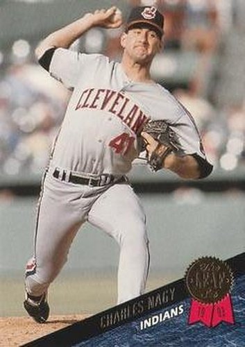#171 Charles Nagy - Cleveland Indians - 1993 Leaf Baseball