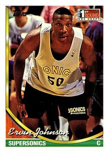 #171 Ervin Johnson - Seattle SuperSonics - 1993-94 Topps Basketball