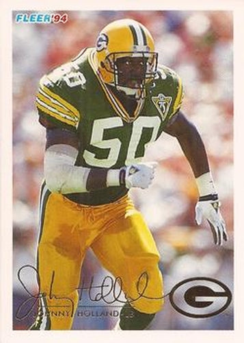 #171 Johnny Holland - Green Bay Packers - 1994 Fleer Football