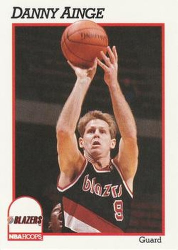 #171 Danny Ainge - Portland Trail Blazers - 1991-92 Hoops Basketball