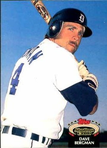 #171 Dave Bergman - Detroit Tigers - 1992 Stadium Club Baseball