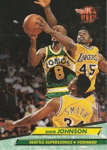 #171 Eddie Johnson - Seattle SuperSonics - 1992-93 Ultra Basketball