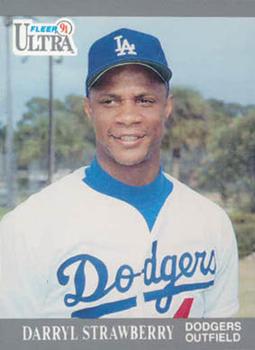 #171 Darryl Strawberry - Los Angeles Dodgers - 1991 Ultra Baseball
