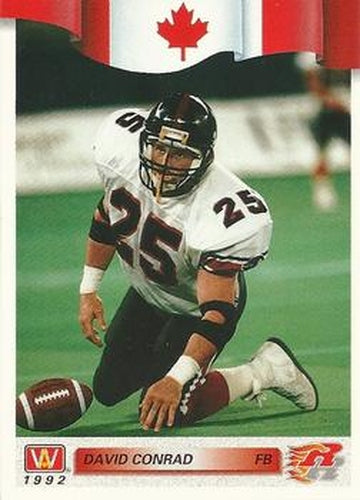 #171 David Conrad - Ottawa Rough Riders - 1992 All World CFL Football