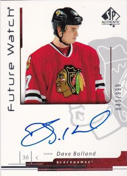 #171 Dave Bolland - Chicago Blackhawks - 2006-07 SP Authentic Hockey