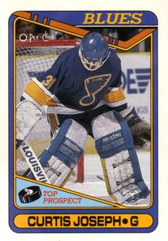 #171 Curtis Joseph - St. Louis Blues - 1990-91 O-Pee-Chee Hockey