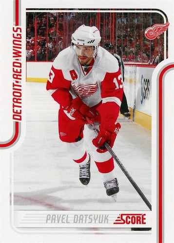 #171 Pavel Datsyuk - Detroit Red Wings - 2011-12 Score Hockey