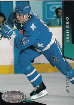 #171 Chris Simon - Quebec Nordiques - 1993-94 Parkhurst Hockey