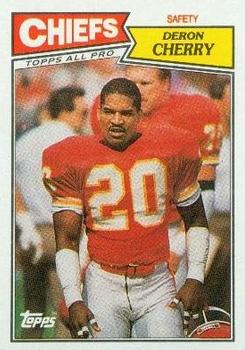 #171 Deron Cherry - Kansas City Chiefs - 1987 Topps Football