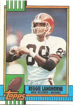 #171 Reggie Langhorne - Cleveland Browns - 1990 Topps Football