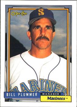 #171 Bill Plummer - Seattle Mariners - 1992 O-Pee-Chee Baseball