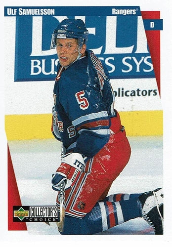 #171 Ulf Samuelsson - New York Rangers - 1997-98 Collector's Choice Hockey