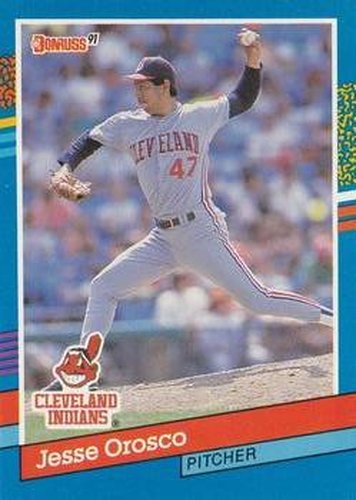 #171 Jesse Orosco - Cleveland Indians - 1991 Donruss Baseball