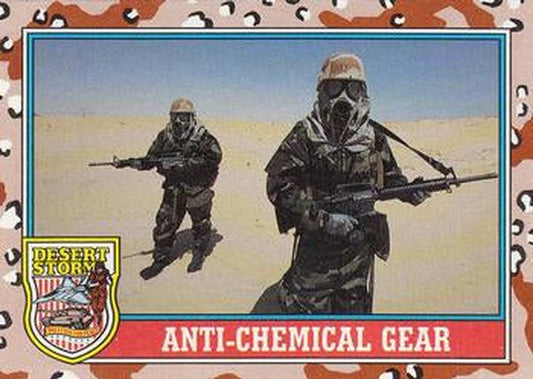 #171 Anti-Chemical Gear - 1991 Topps Desert Storm