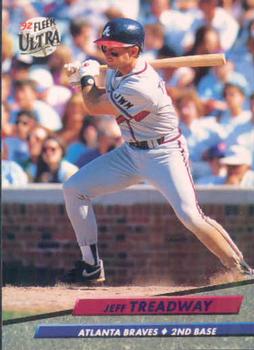 #171 Jeff Treadway - Atlanta Braves - 1992 Ultra Baseball