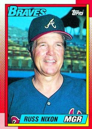 #171 Russ Nixon - Atlanta Braves - 1990 Topps Baseball