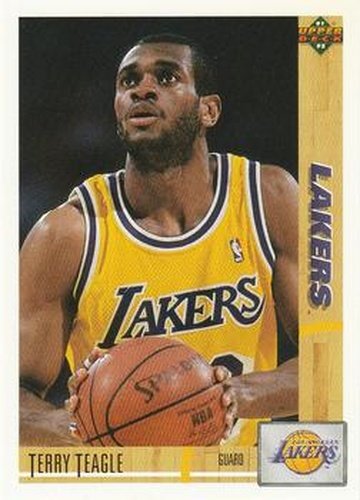 #171 Terry Teagle - Los Angeles Lakers - 1991-92 Upper Deck Basketball