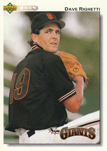 #171 Dave Righetti - San Francisco Giants - 1992 Upper Deck Baseball