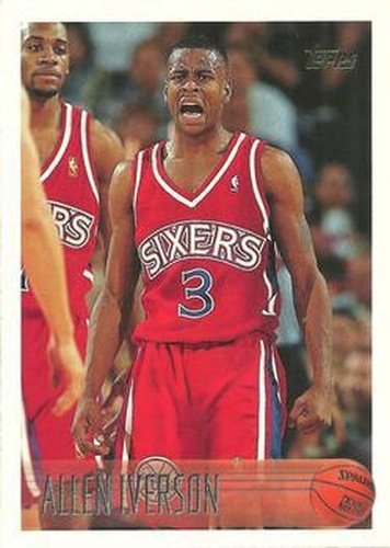 #171 Allen Iverson - Philadelphia 76ers - 1996-97 Topps Basketball