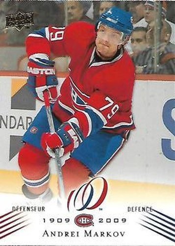 #171 Andrei Markov - Montreal Canadiens - 2008-09 Upper Deck Montreal Canadiens Centennial Hockey