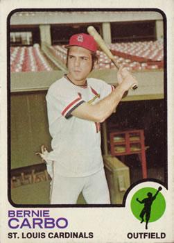 #171 Bernie Carbo - St. Louis Cardinals - 1973 Topps Baseball