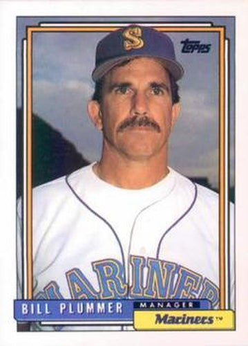 #171 Bill Plummer - Seattle Mariners - 1992 Topps Baseball