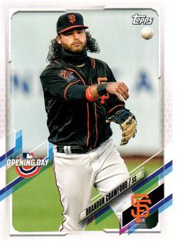 #171 Brandon Crawford - San Francisco Giants - 2021 Topps Opening Day Baseball